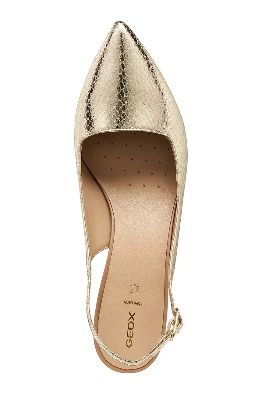 Кожаные туфли на высоком каблуке D KLEOPY - фото 5