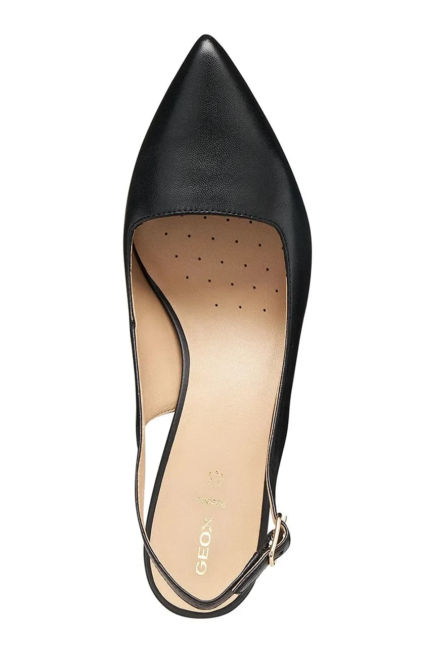 Кожаные туфли на высоком каблуке D KLEOPY - фото 5