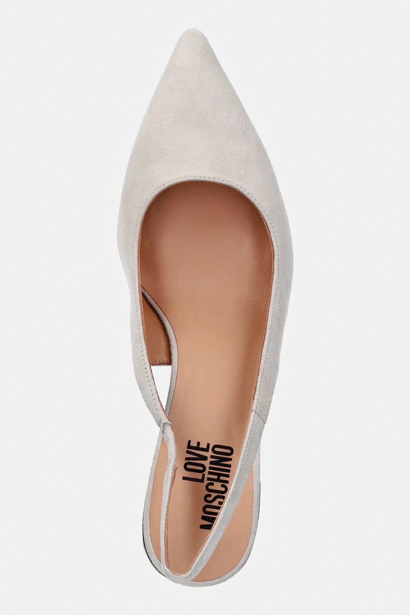 Замшевые туфли на высоком каблуке - фото 4