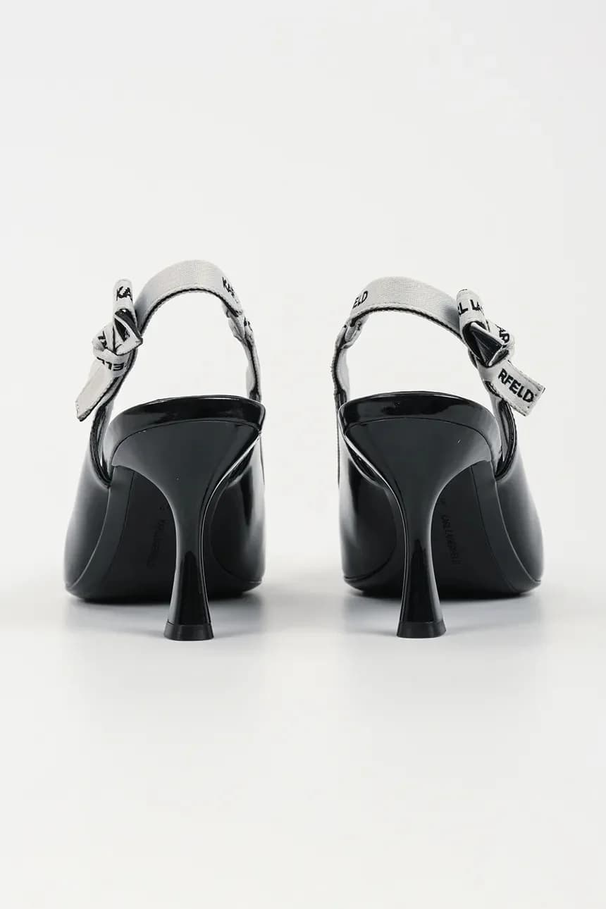 SIENNA кожаные туфли на высоком каблуке - фото 3