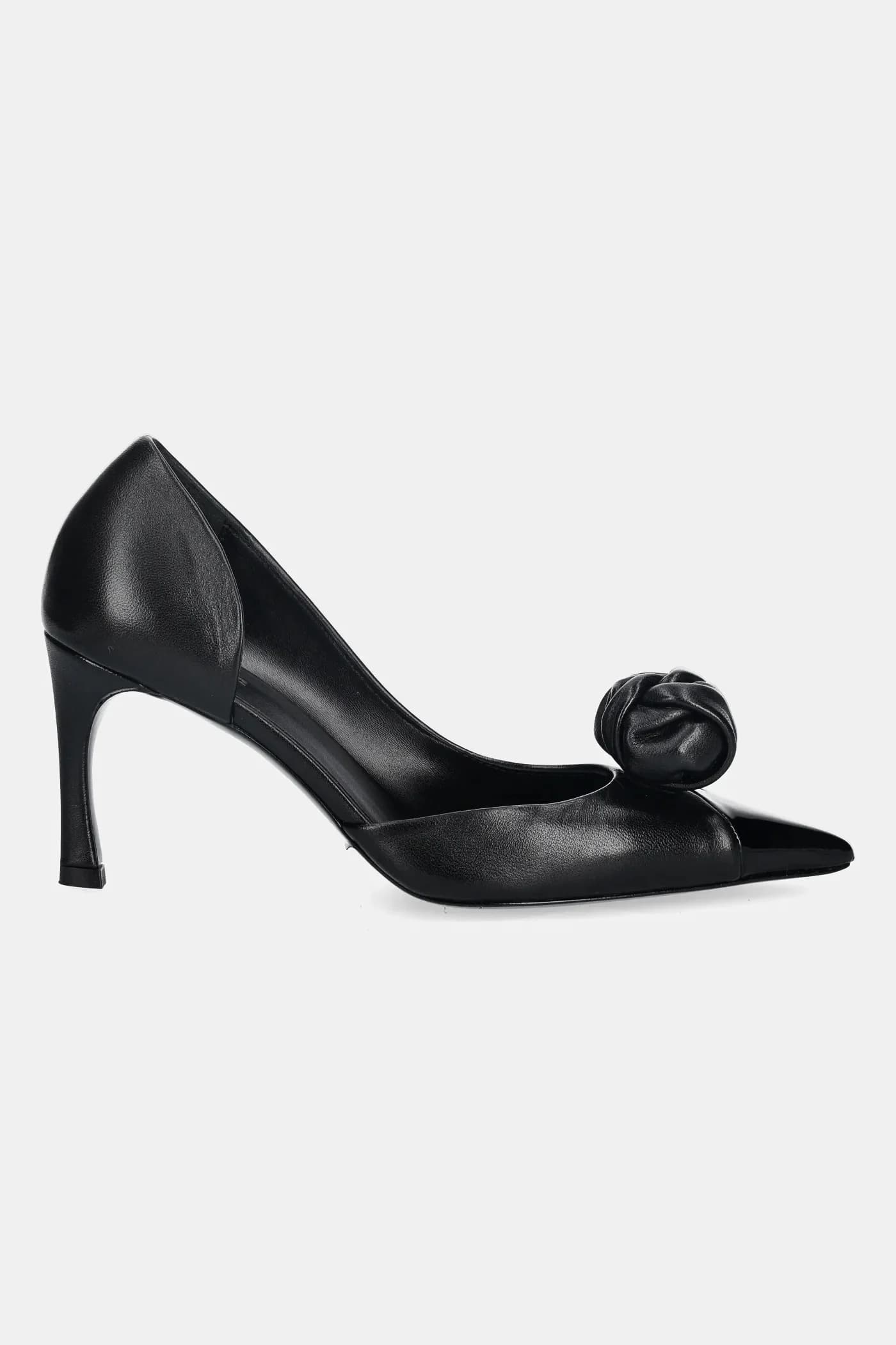 Кожаные туфли на высоком каблуке - фото 2