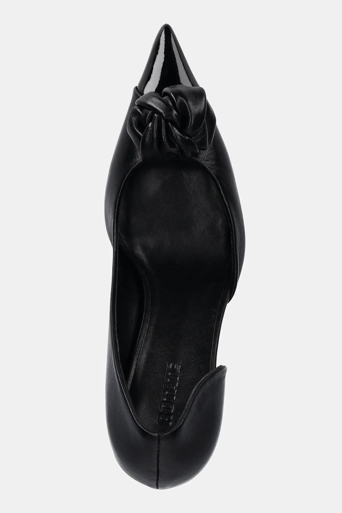 Кожаные туфли на высоком каблуке - фото 4