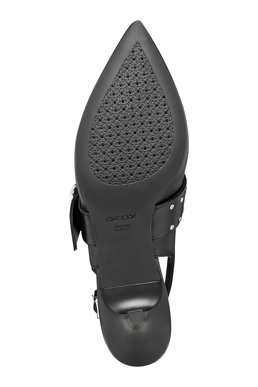 Кожаные туфли на высоком каблуке D KLEOPY - фото 6