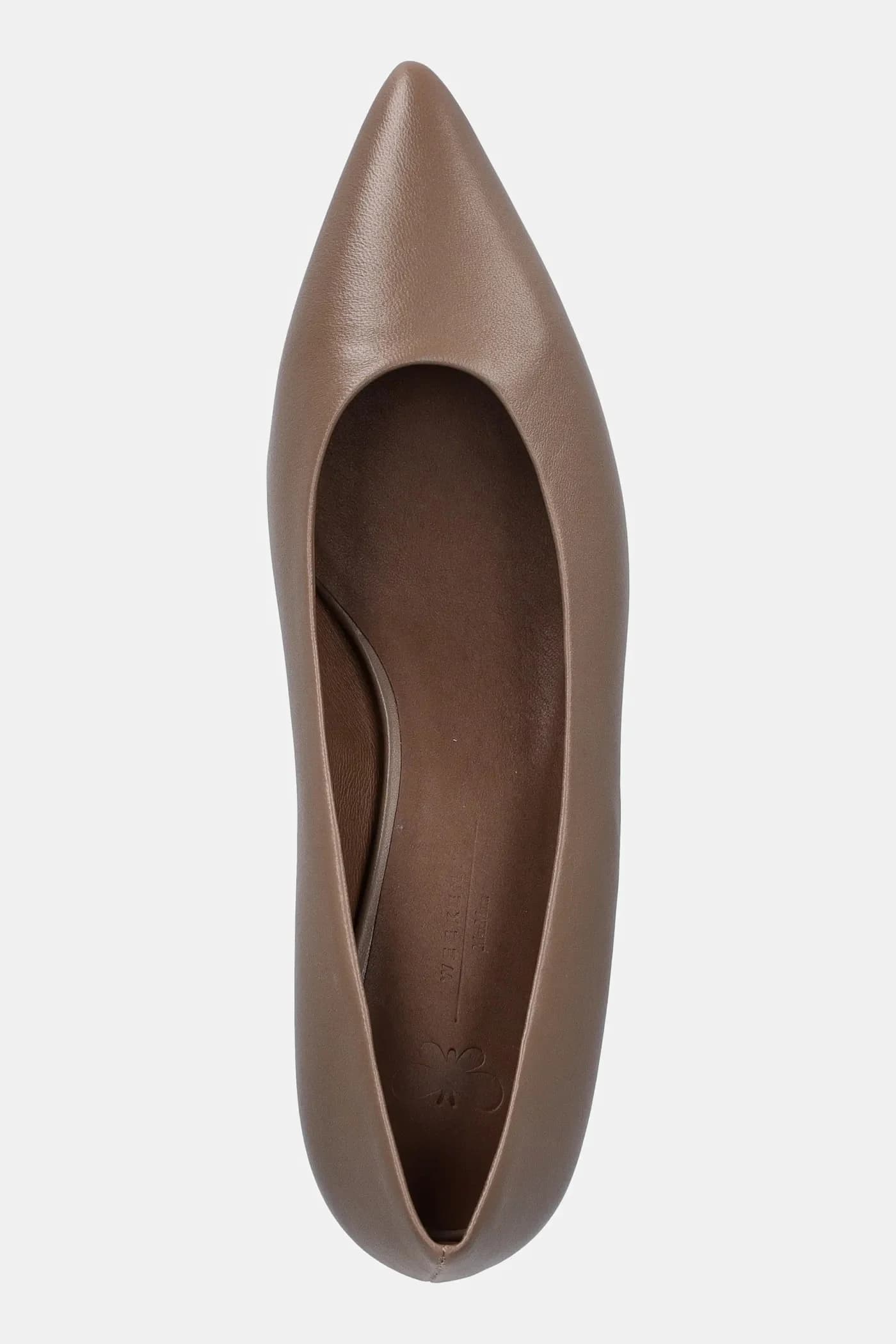 Кожаные туфли Wkabacini на высоком каблуке - фото 4