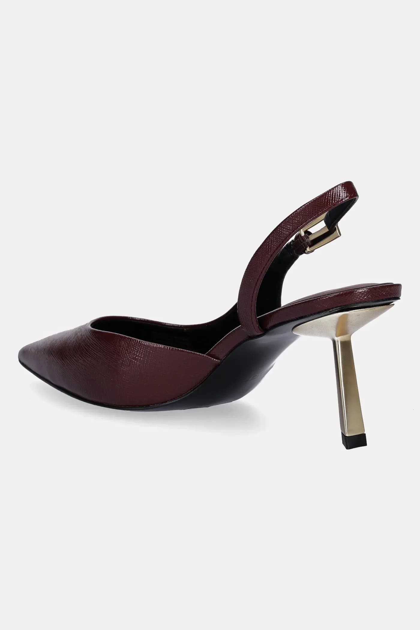 JEANNY кожаные туфли на высоком каблуке - фото 3