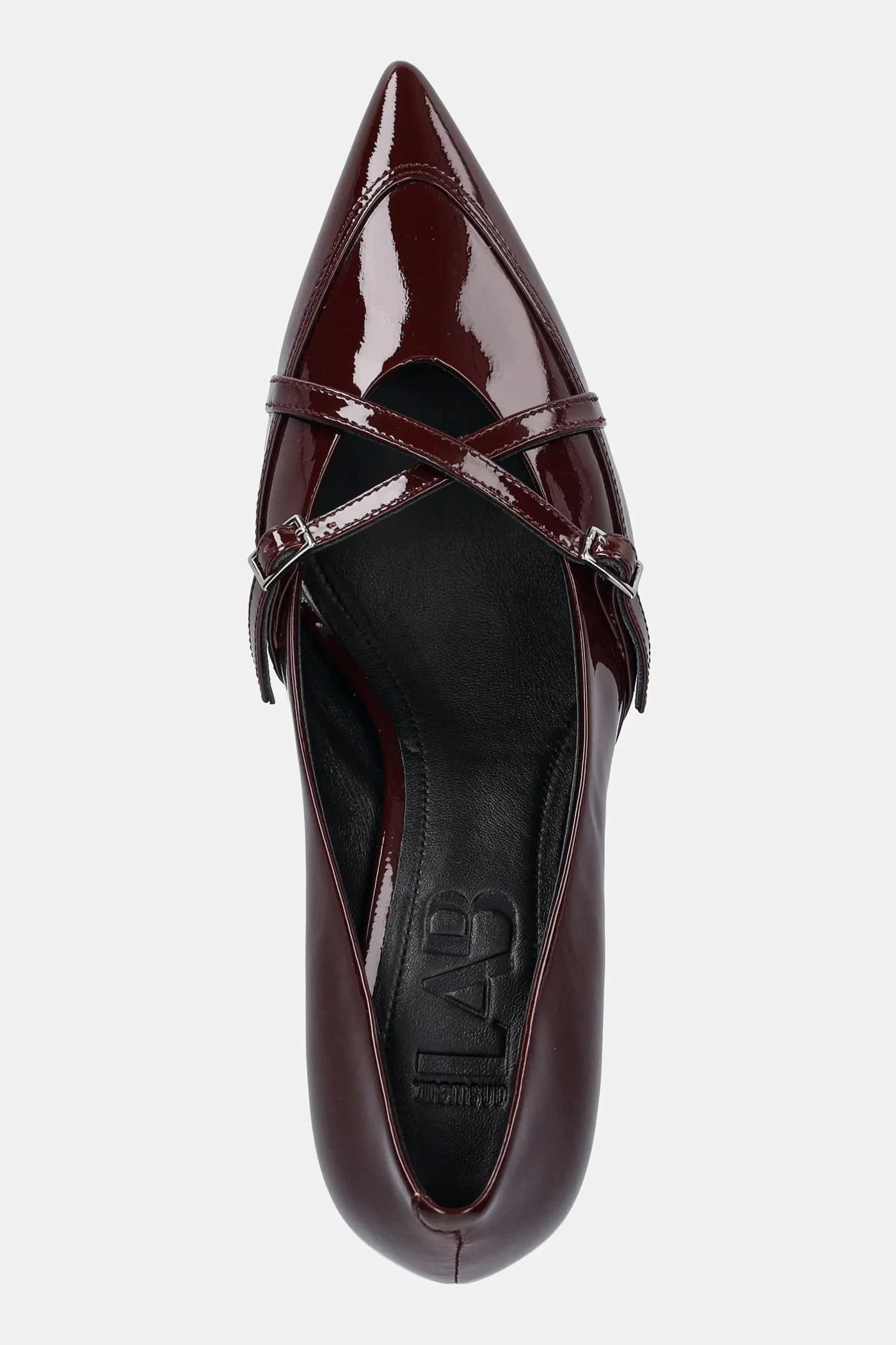 Кожаные туфли на высоком каблуке - фото 5