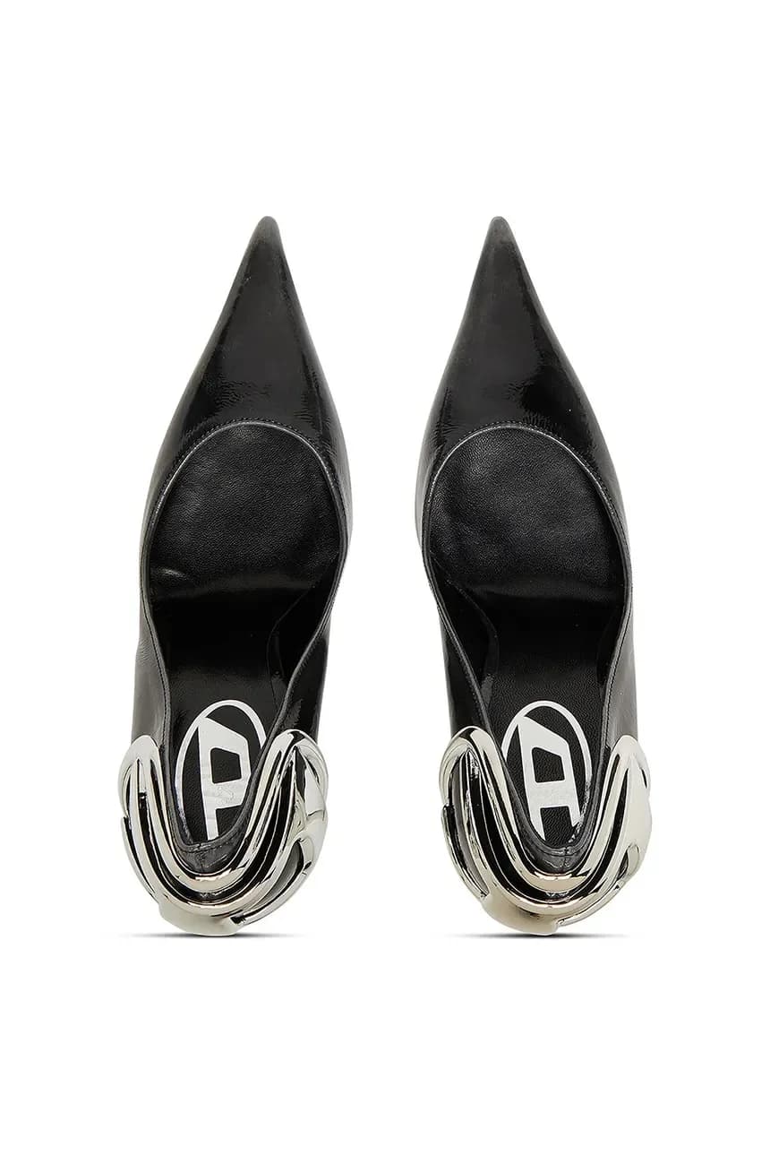 Кожаные туфли на высоком каблуке D-Ten&Half P - фото 6