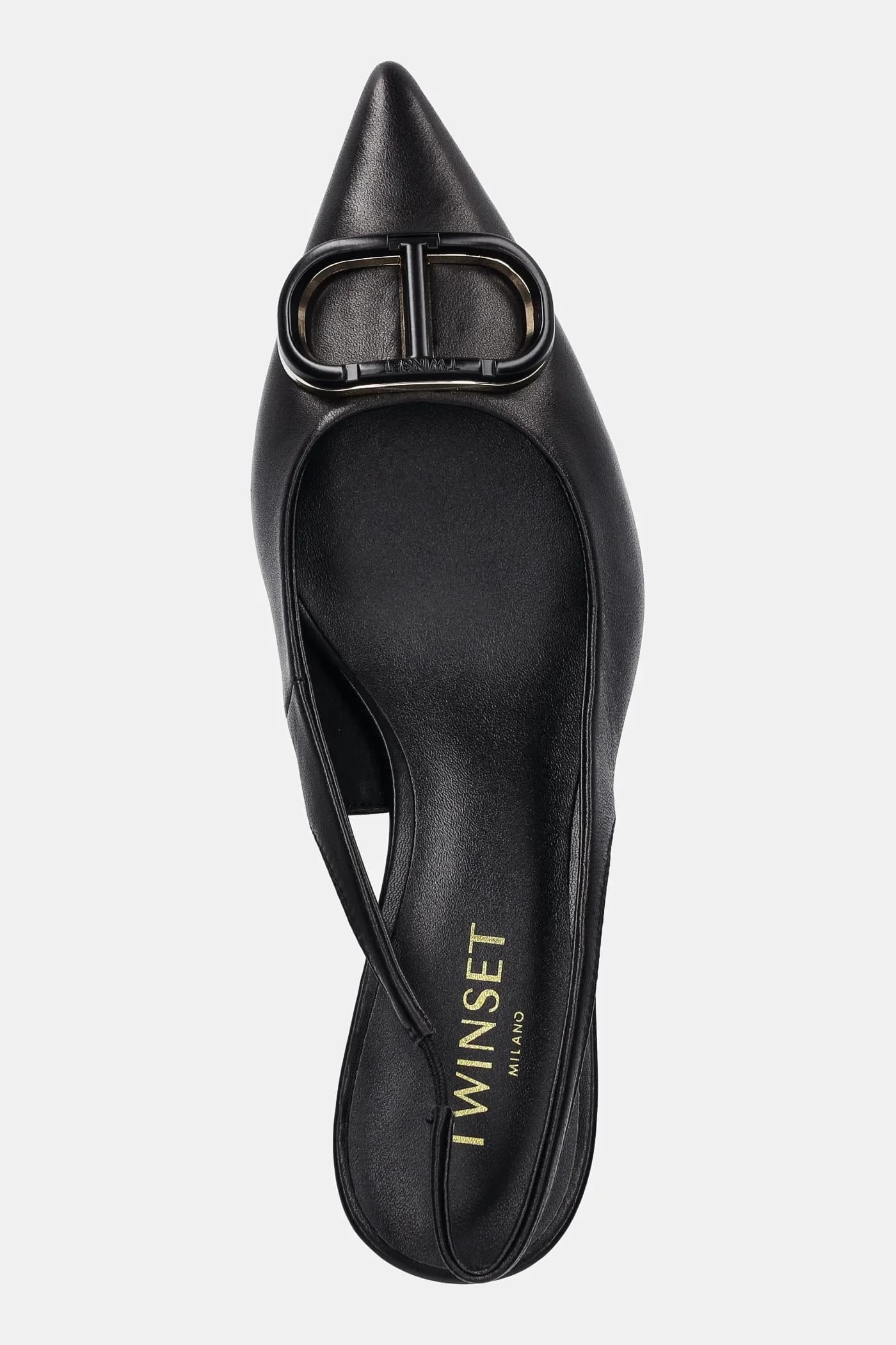 Кожаные туфли на высоком каблуке - фото 3