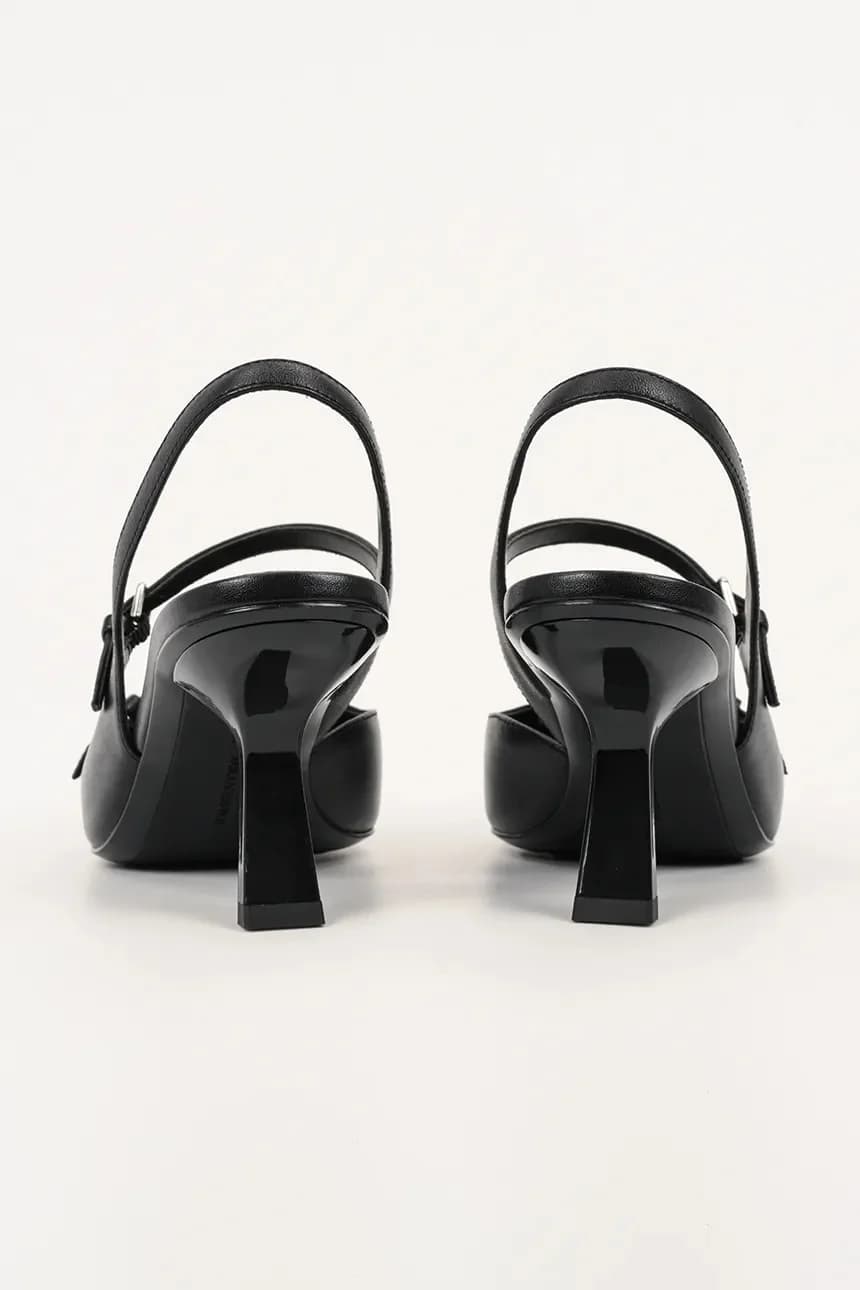 KARMEL кожаные туфли на высоком каблуке - фото 3