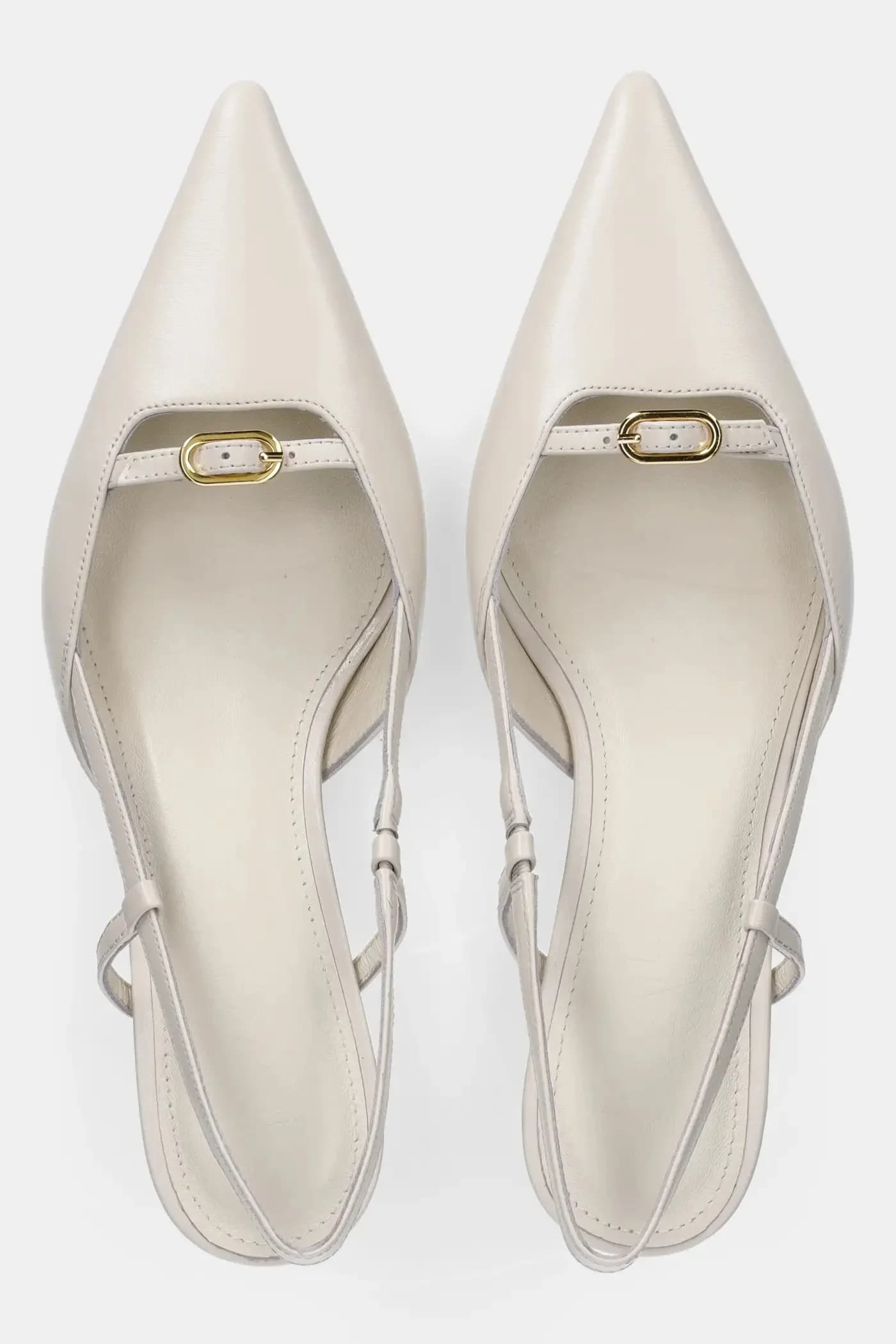 Кожаные туфли на высоком каблуке - фото 4