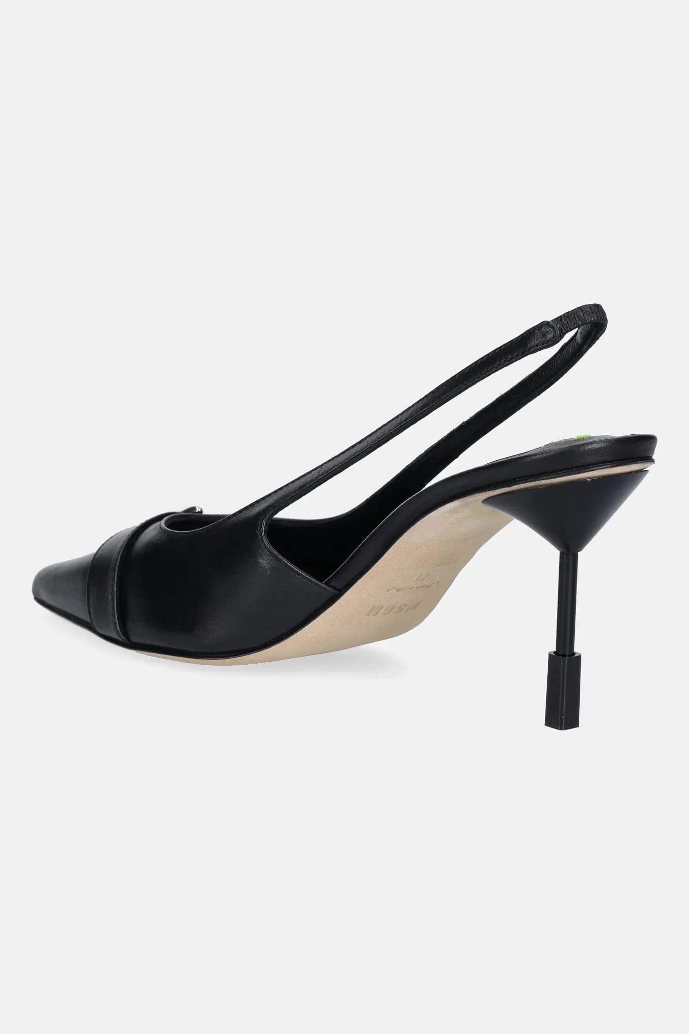 Кожаные туфли на высоком каблуке - фото 3