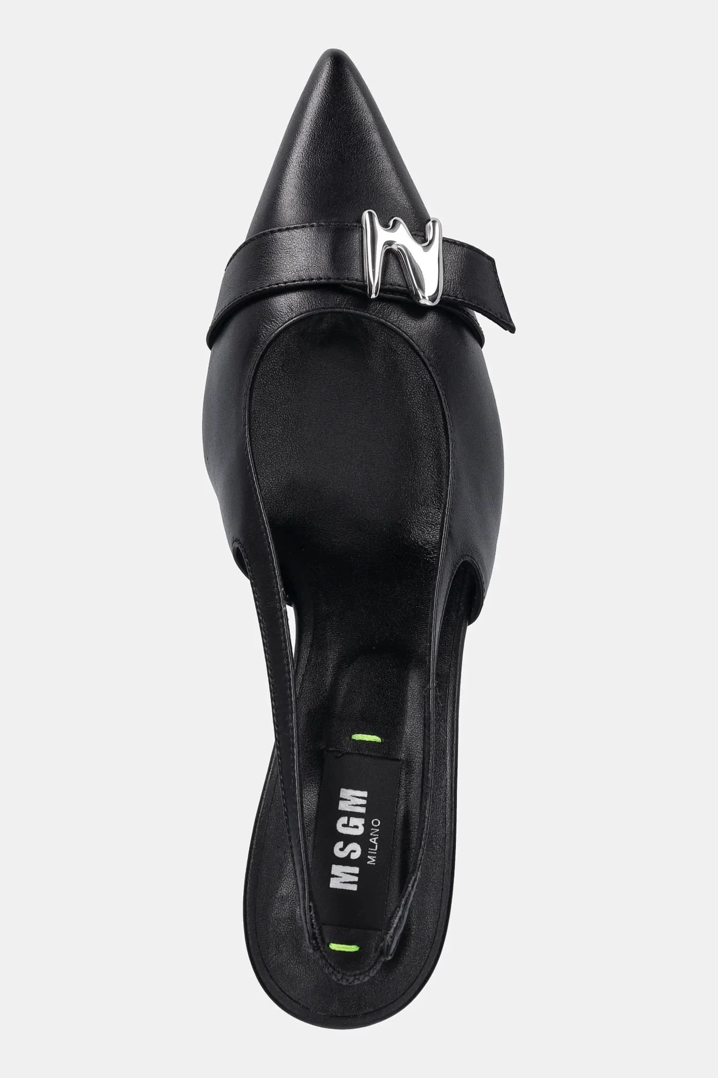 Кожаные туфли на высоком каблуке - фото 4