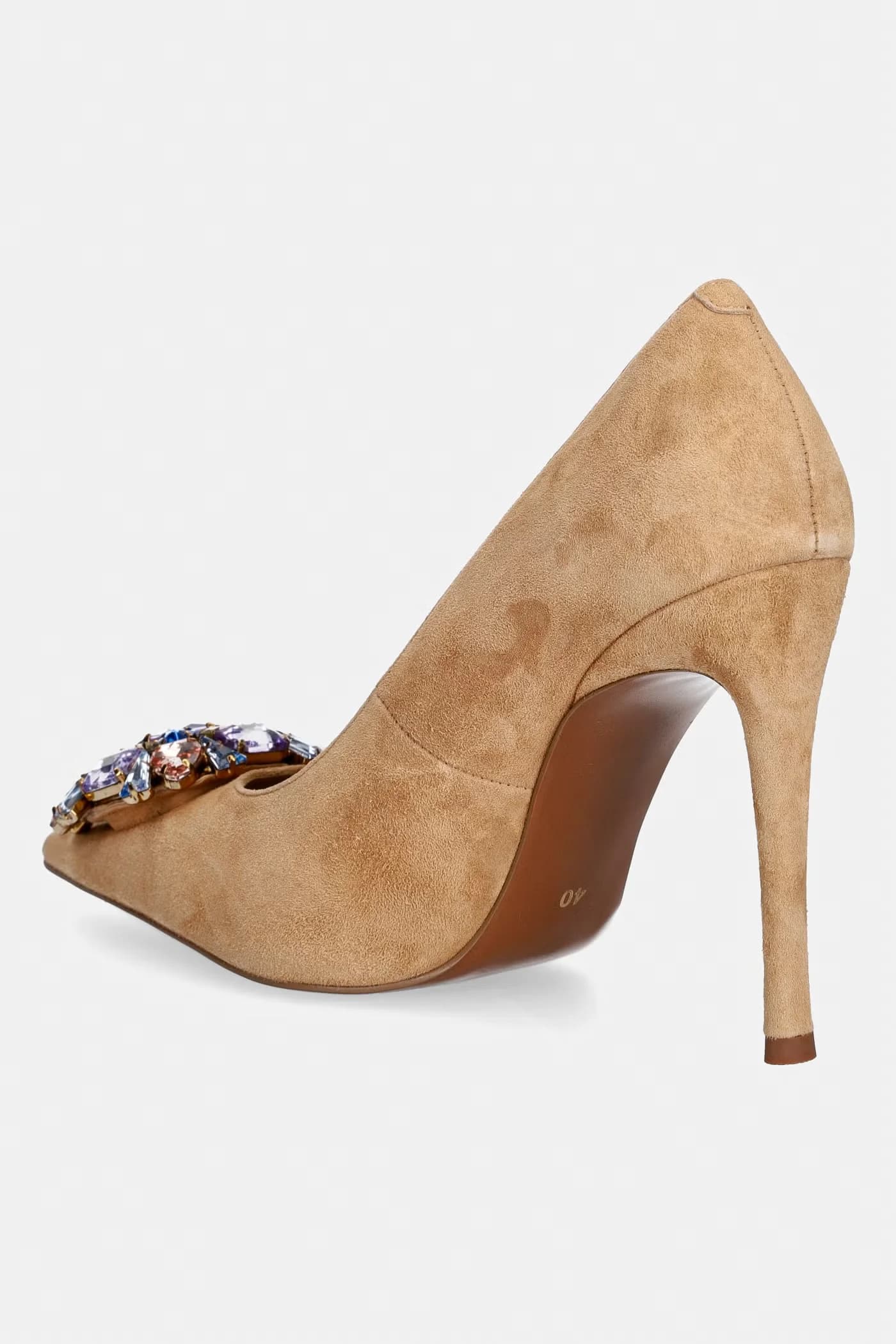 MARITSA замшевые туфли на высоком каблуке - фото 3