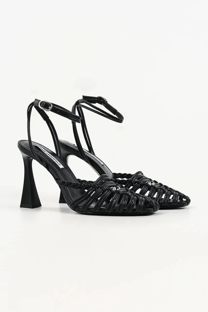 Кожаные туфли-дебютантки на высоком каблуке - фото 2