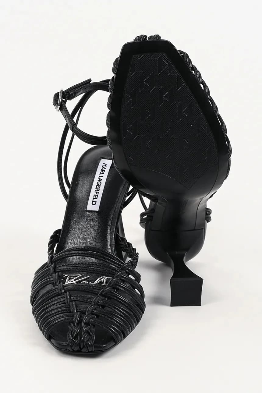 Кожаные туфли-дебютантки на высоком каблуке - фото 5