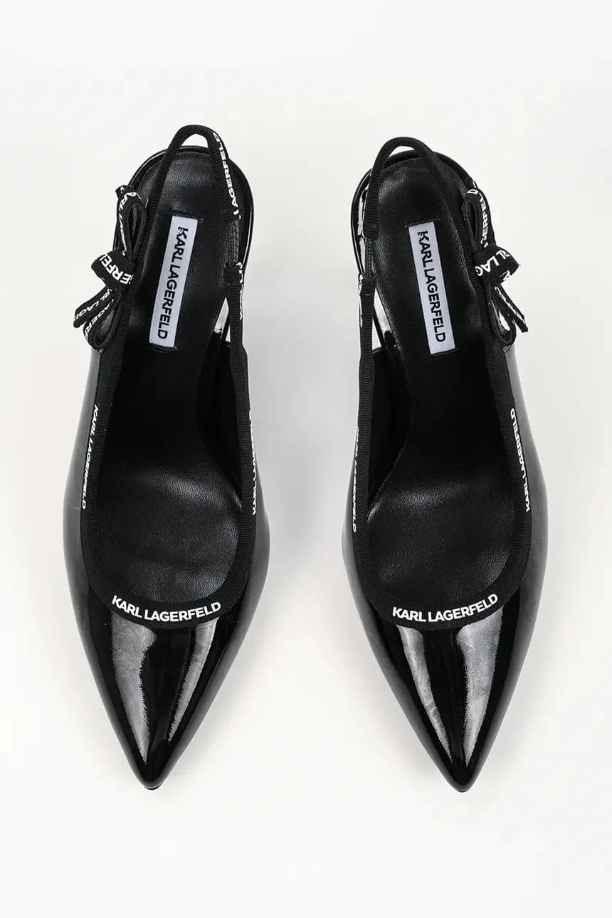 Кожаные туфли-сарабанда на высоких каблуках - фото 4