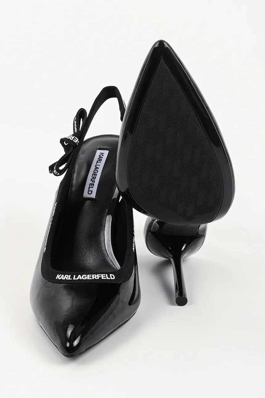 Кожаные туфли-сарабанда на высоких каблуках - фото 5