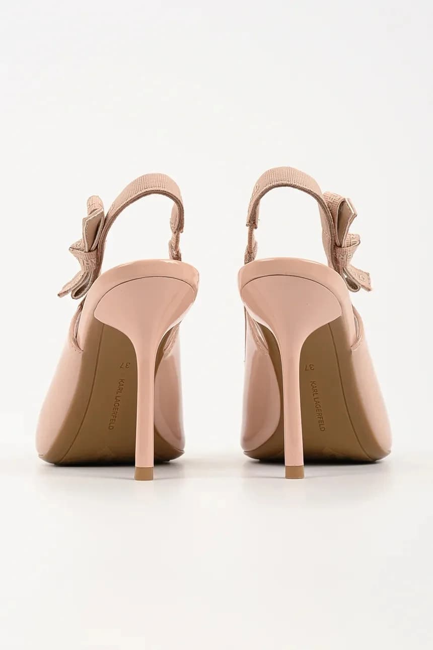 Кожаные туфли-сарабанда на высоких каблуках - фото 3