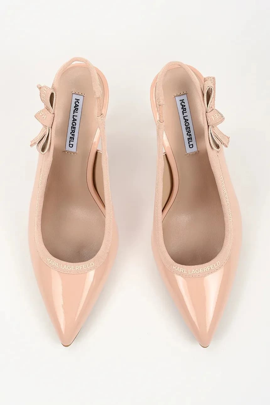 Кожаные туфли-сарабанда на высоких каблуках - фото 4