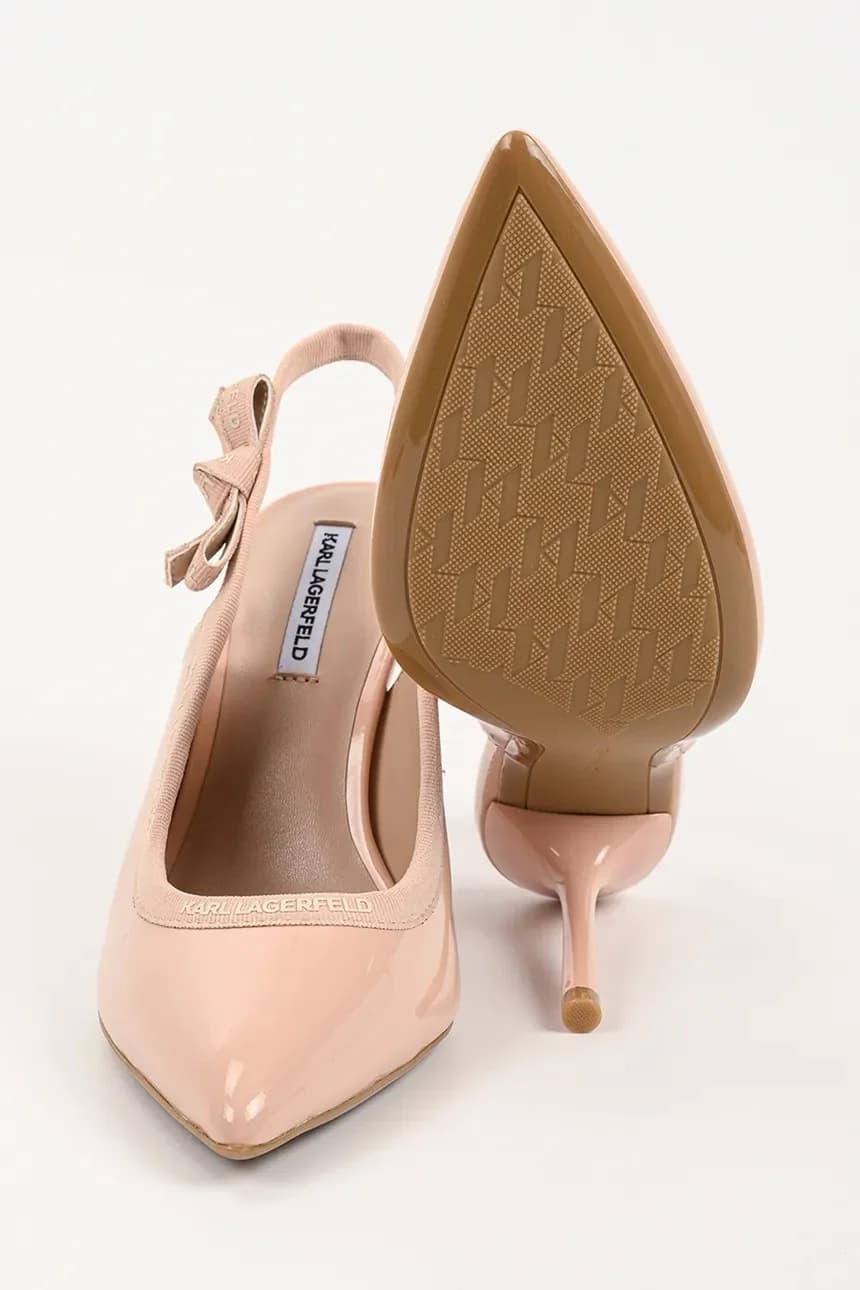 Кожаные туфли-сарабанда на высоких каблуках - фото 5