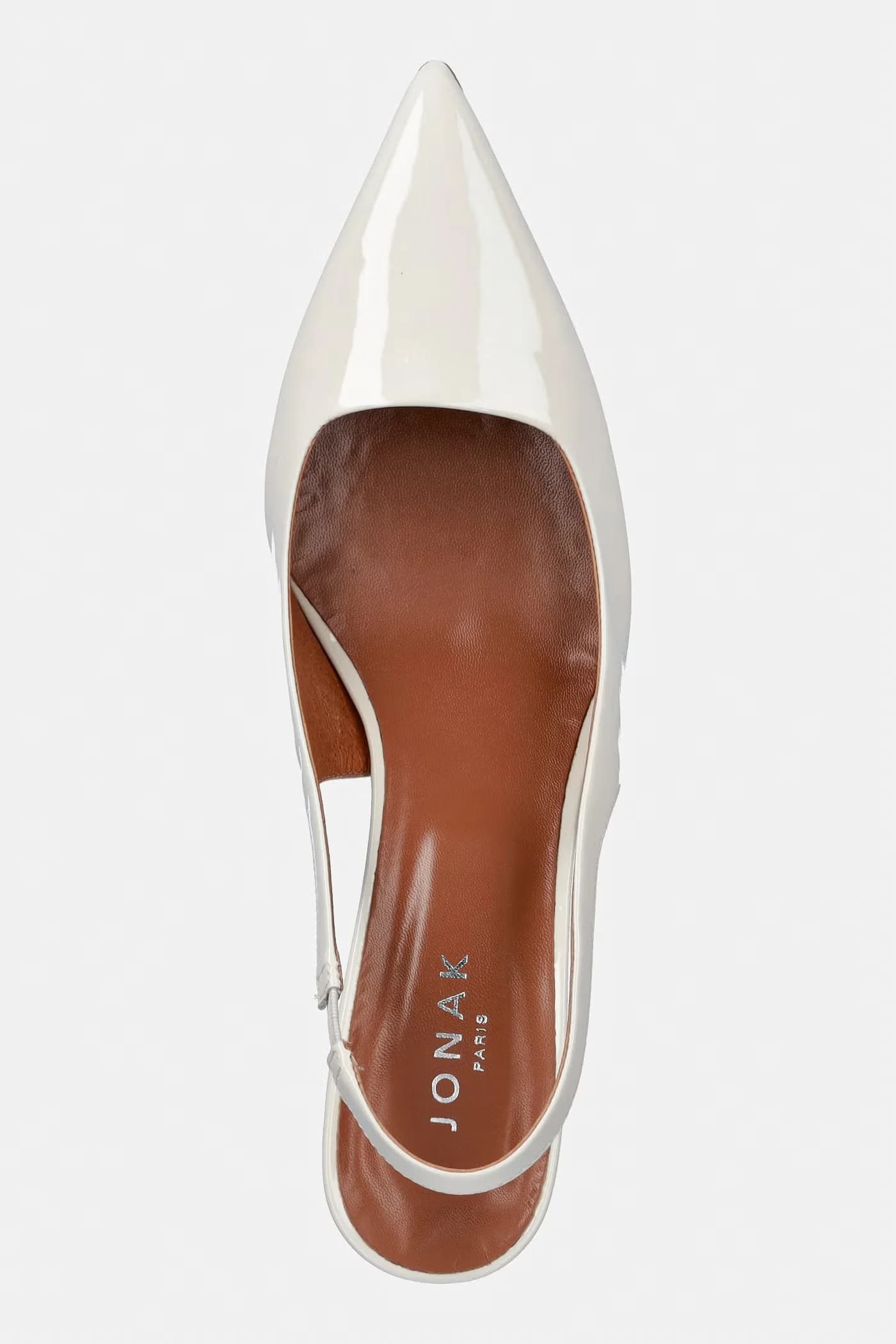 Туфли на высоком каблуке из кожи Perle DIAMANTINE VERNIS PLISSE - фото 4