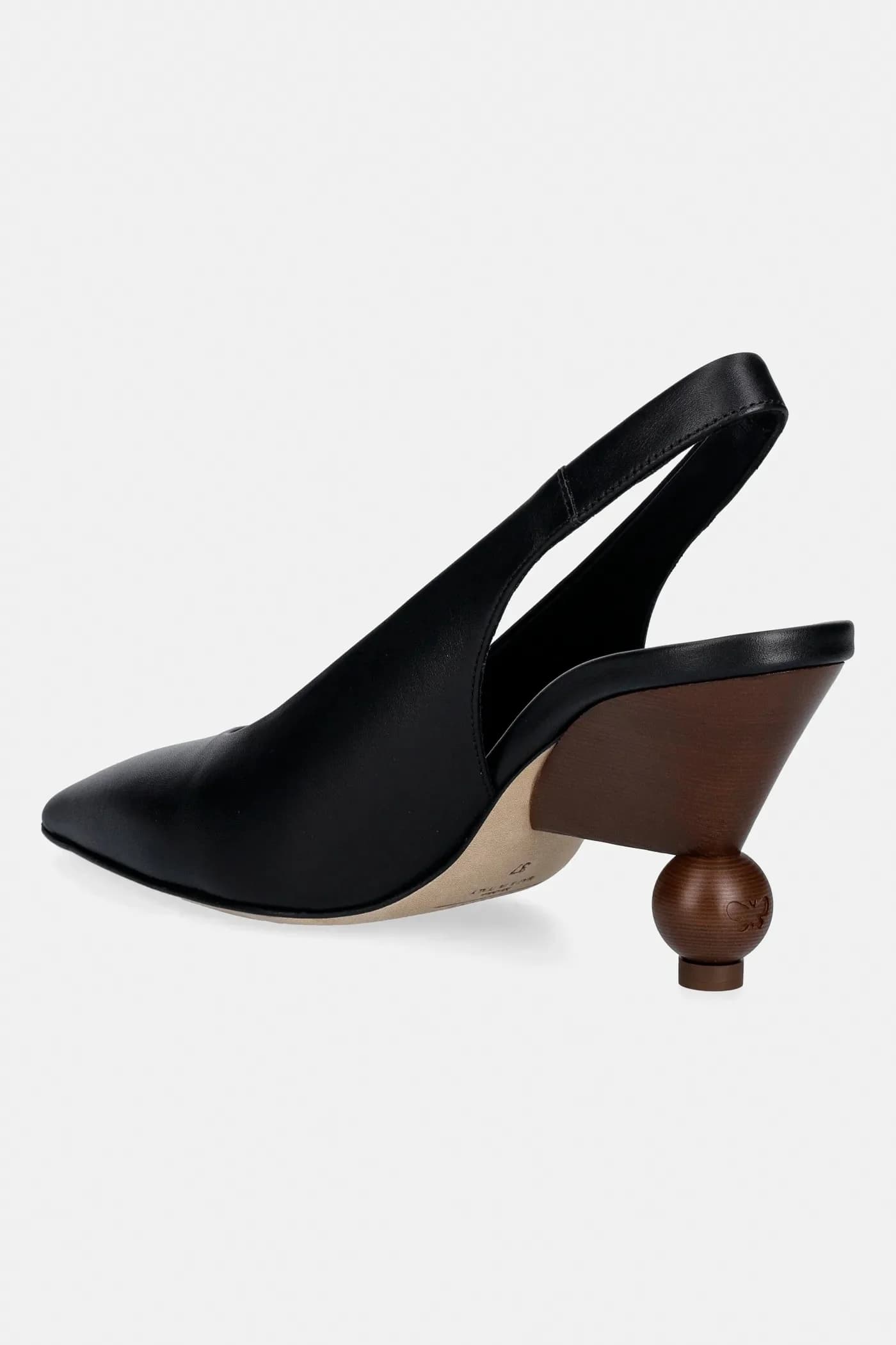 Кожаные туфли Wkarito на высоком каблуке - фото 3