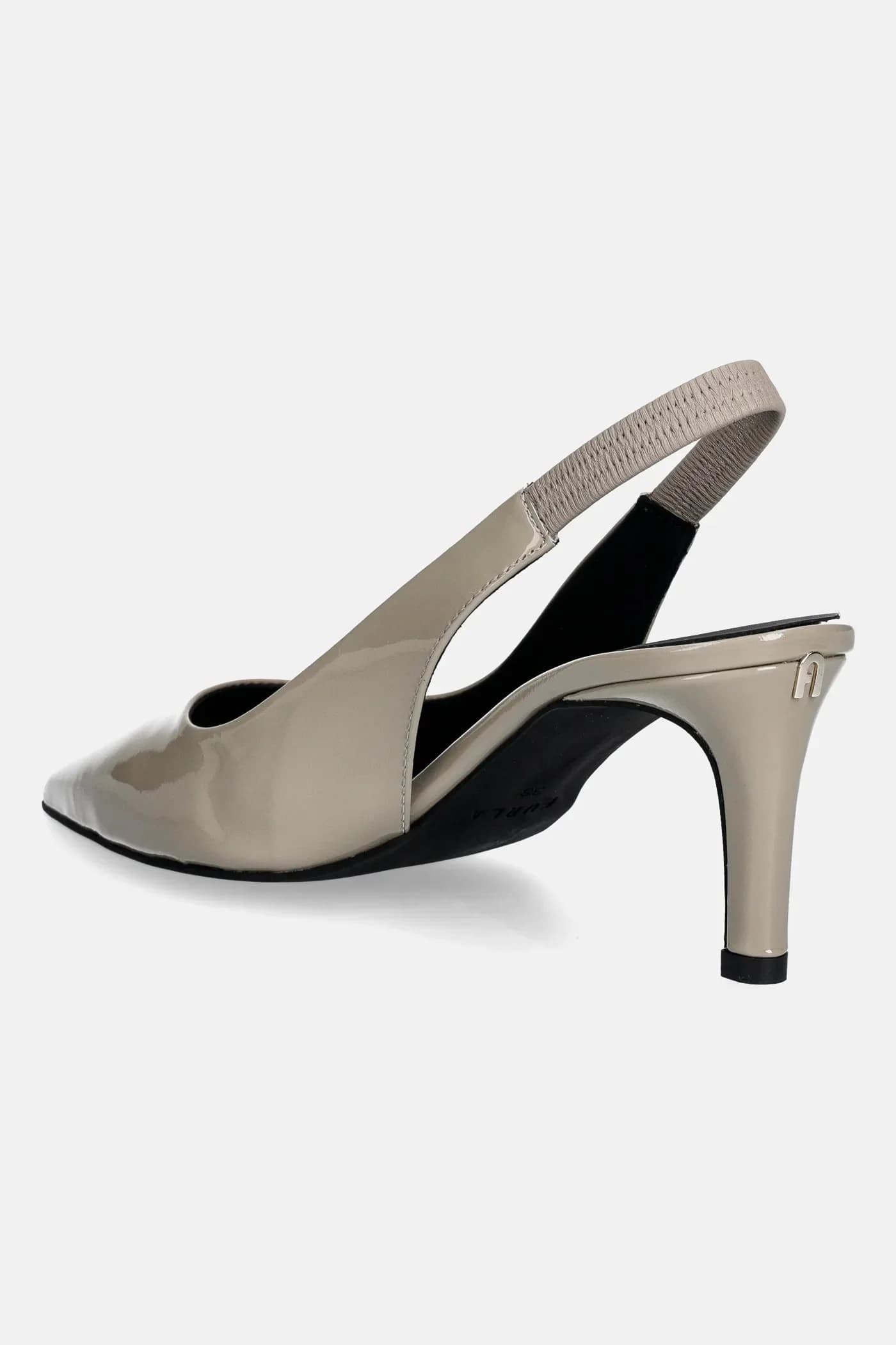 Кожаные туфли на каблуке Essential с ремешком на пятке - фото 3