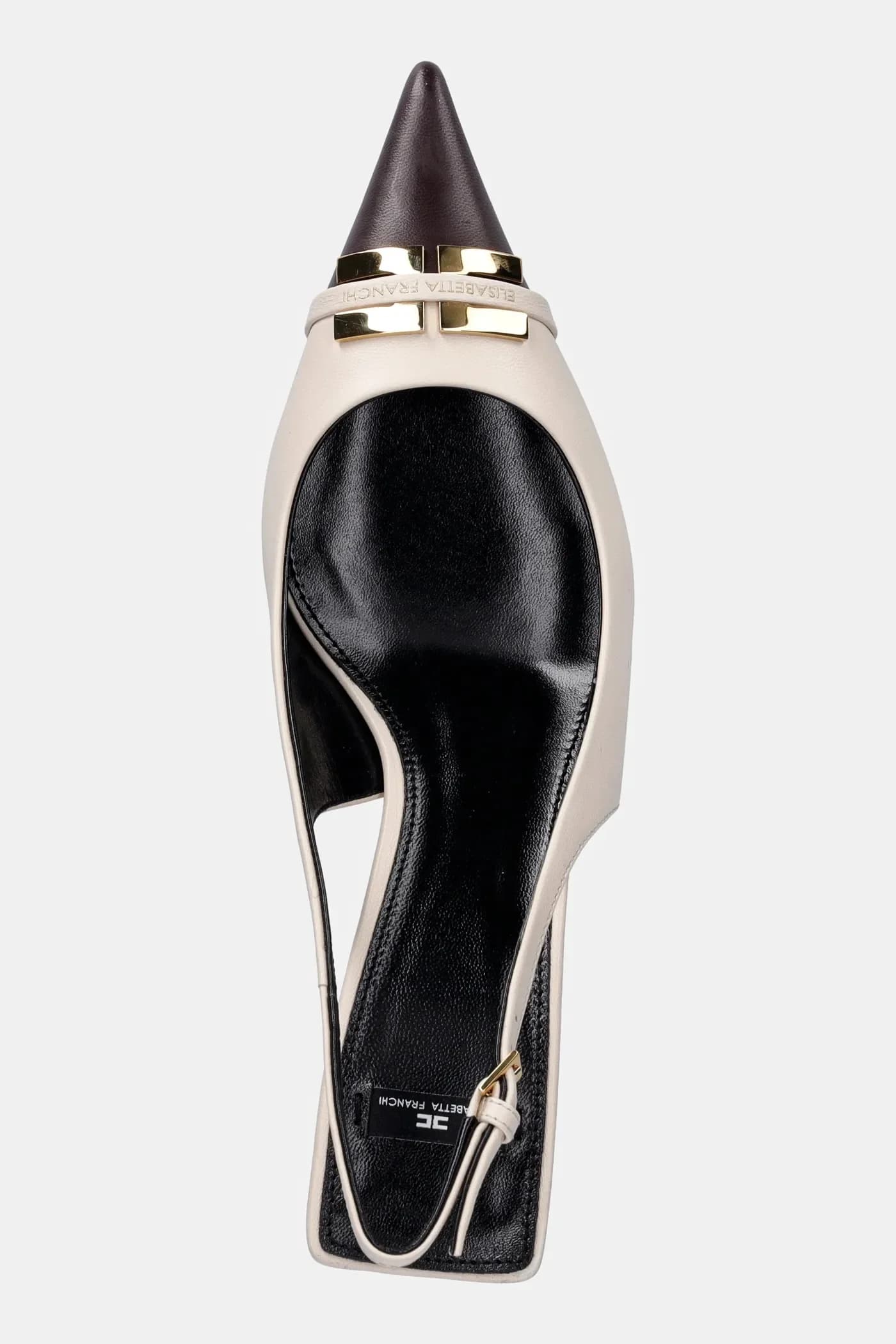 Кожаные туфли на высоком каблуке - фото 4