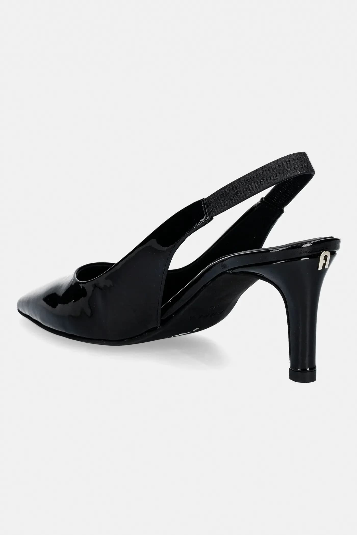 Кожаные туфли на каблуке Essential с ремешком на пятке - фото 3