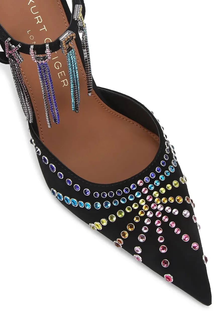 Замшевые туфли Kurt Crystal Point - фото 3