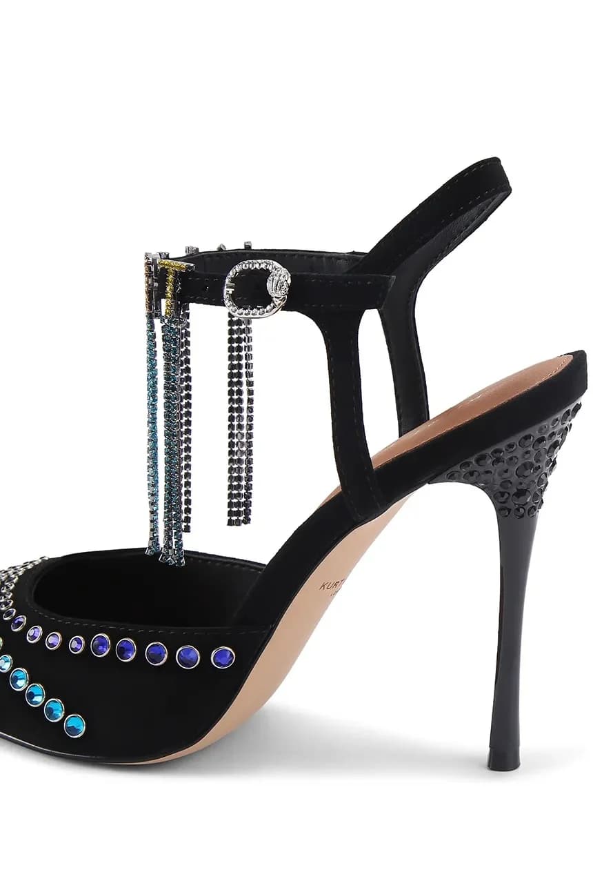 Замшевые туфли Kurt Crystal Point - фото 4