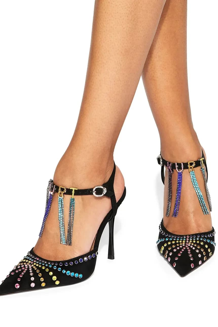 Замшевые туфли Kurt Crystal Point - фото 5