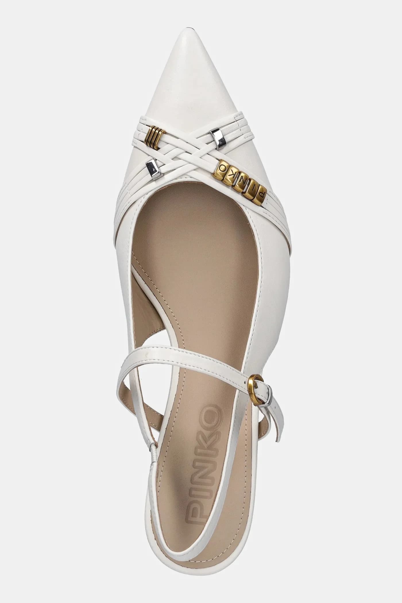 Кожаные туфли Gloria 18 на высоком каблуке - фото 4