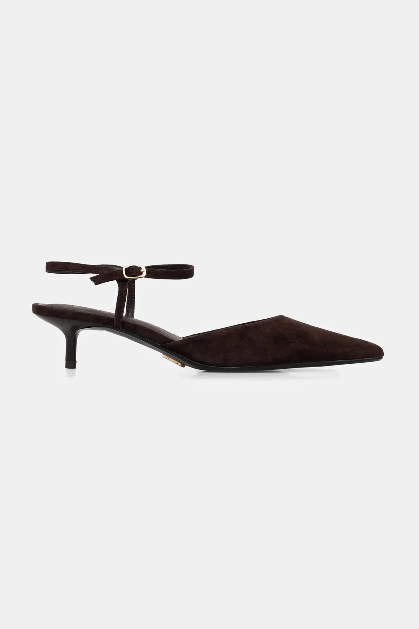 замшевые туфли на каблуке Adelaide - фото 2