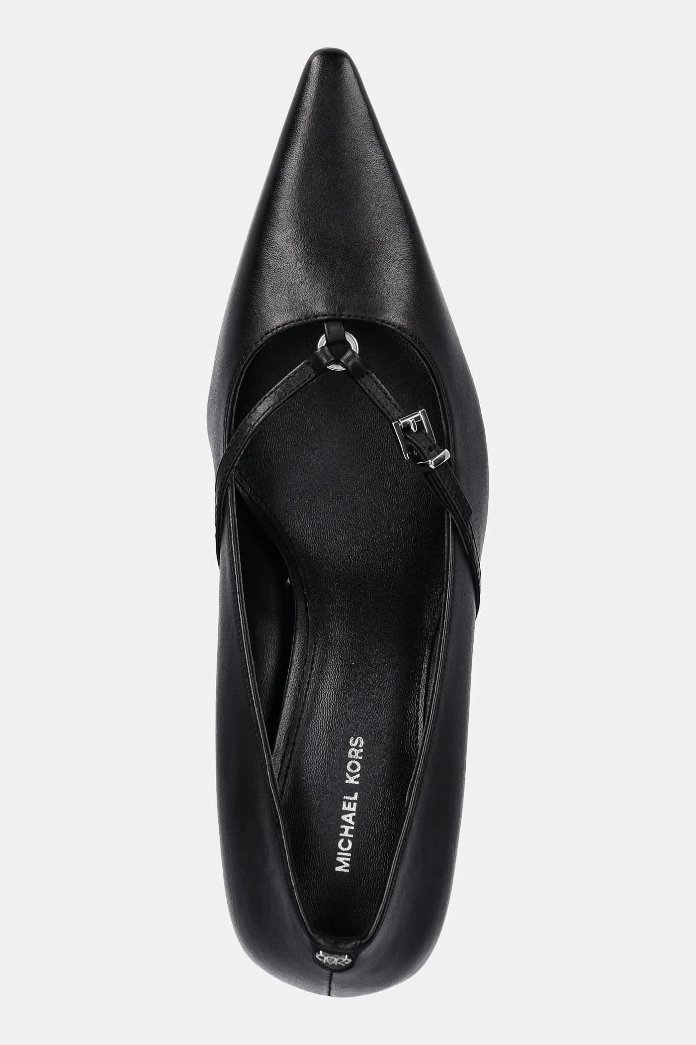 Selina кожаные туфли на высоком каблуке - фото 4