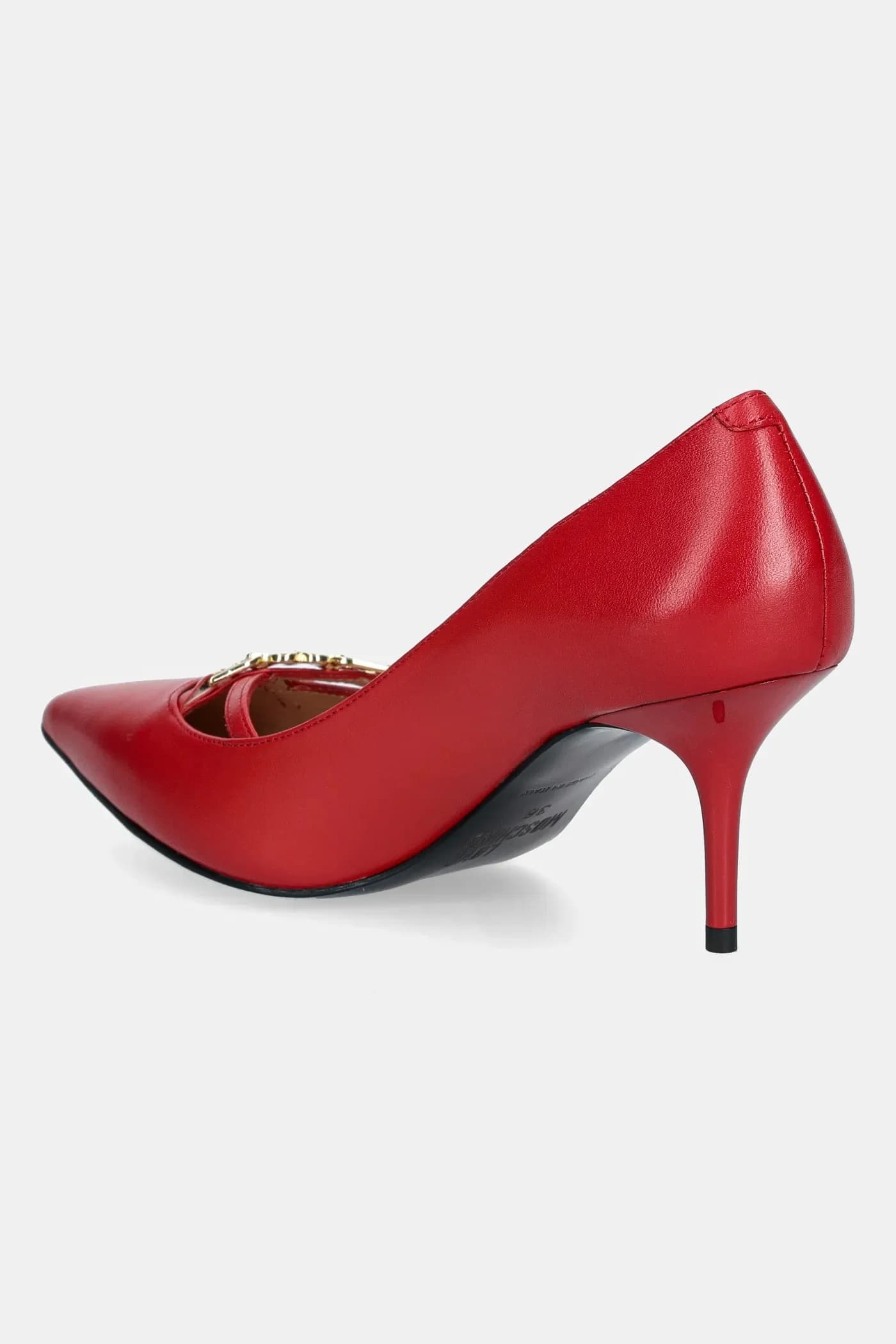 Кожаные туфли на высоком каблуке - фото 3