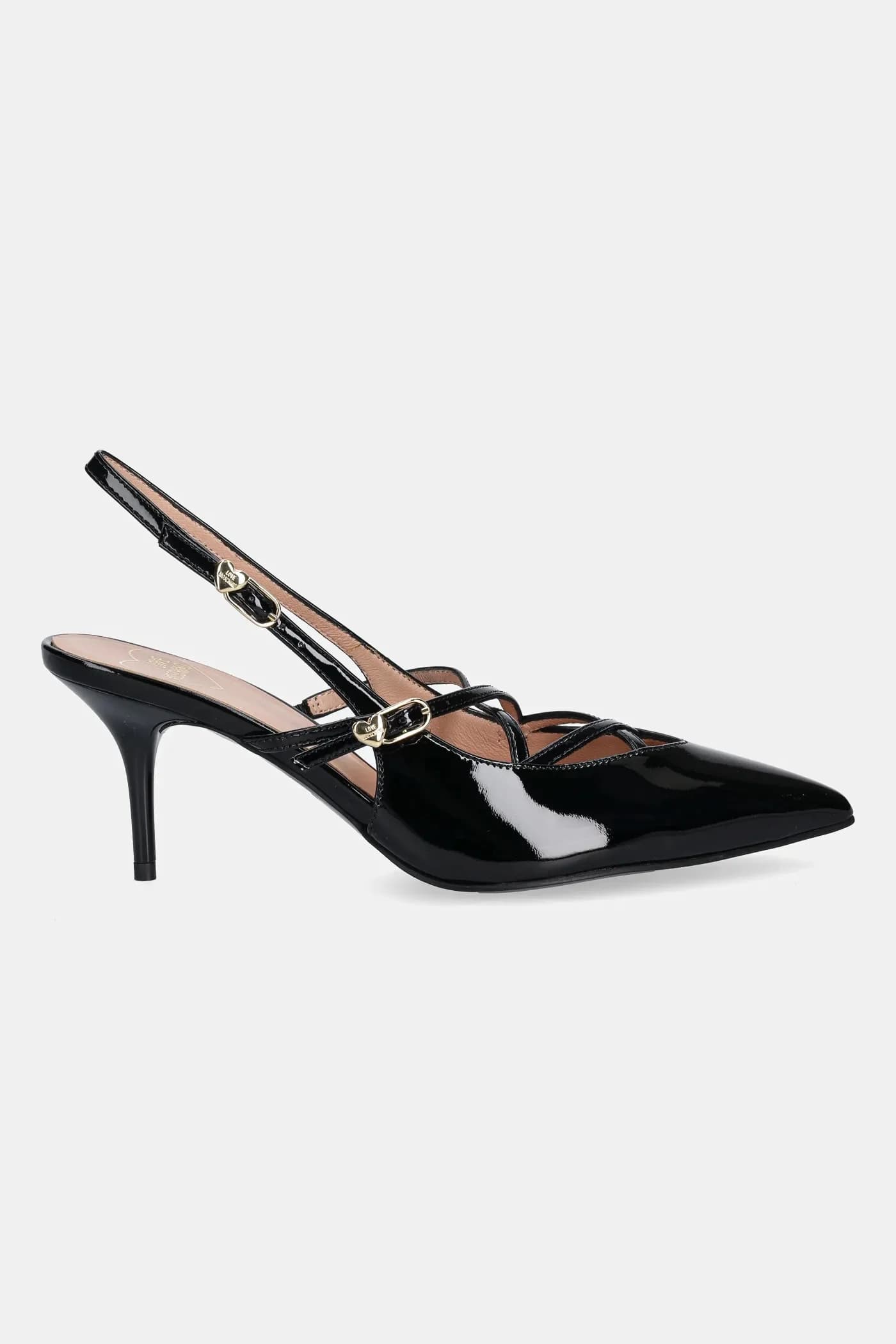 Кожаные туфли на высоком каблуке - фото 2