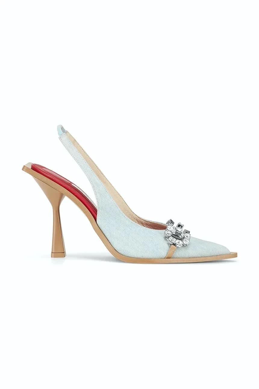 ДЕНИМ-МЮЛИ DREAM на высоком каблуке