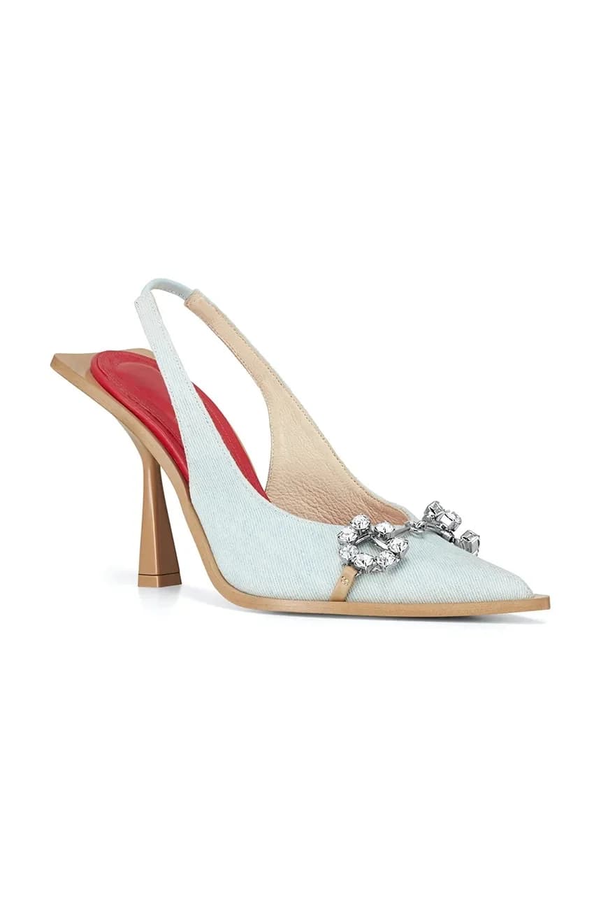 ДЕНИМ-МЮЛИ DREAM на высоком каблуке - фото 2