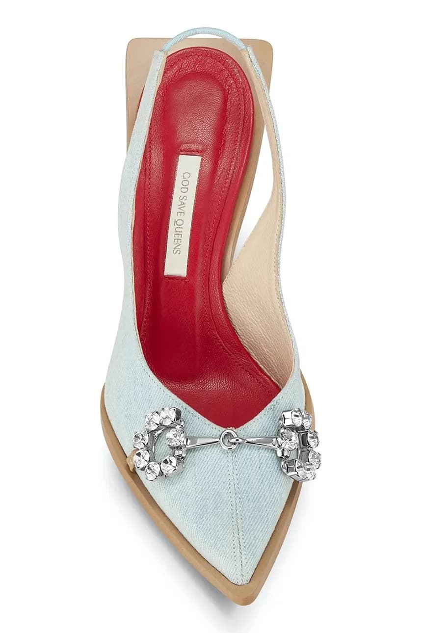 ДЕНИМ-МЮЛИ DREAM на высоком каблуке - фото 3