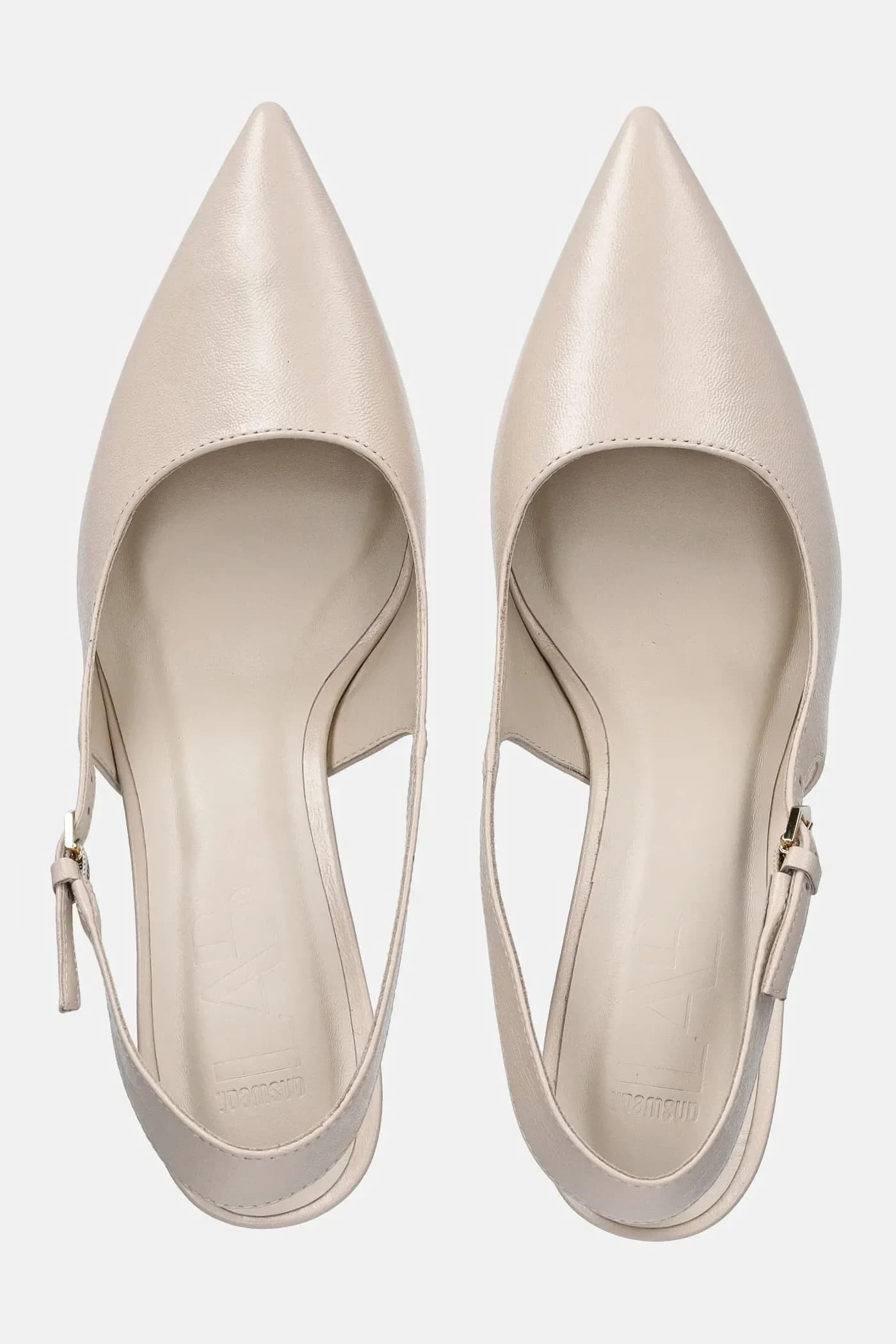 Кожаные туфли на высоком каблуке - фото 5