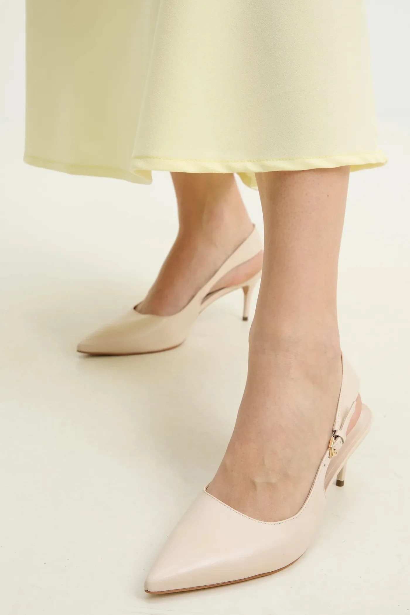 Кожаные туфли на высоком каблуке - фото 6