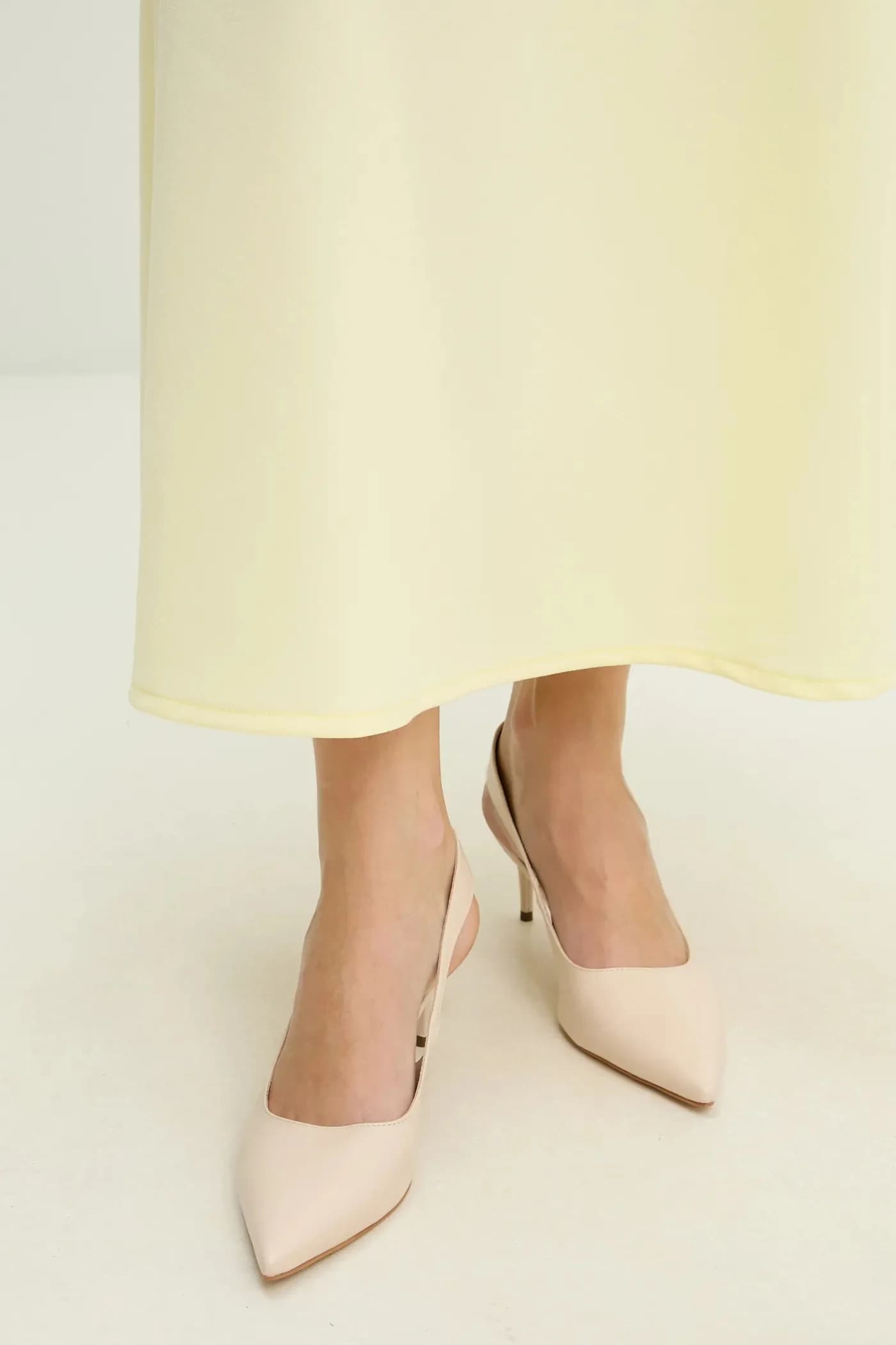 Кожаные туфли на высоком каблуке - фото 7