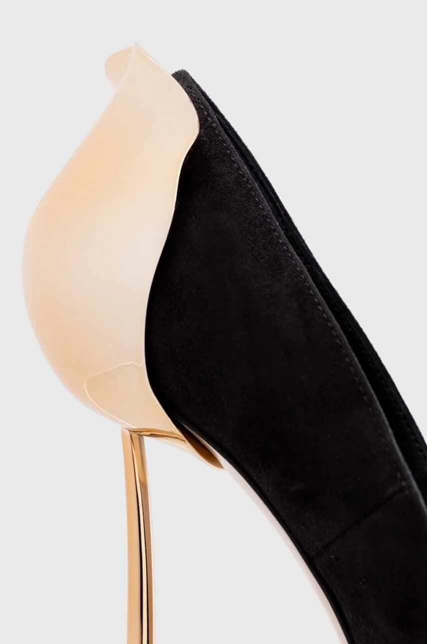 Замшевые туфли на высоком каблуке Deco Petalo - фото 6