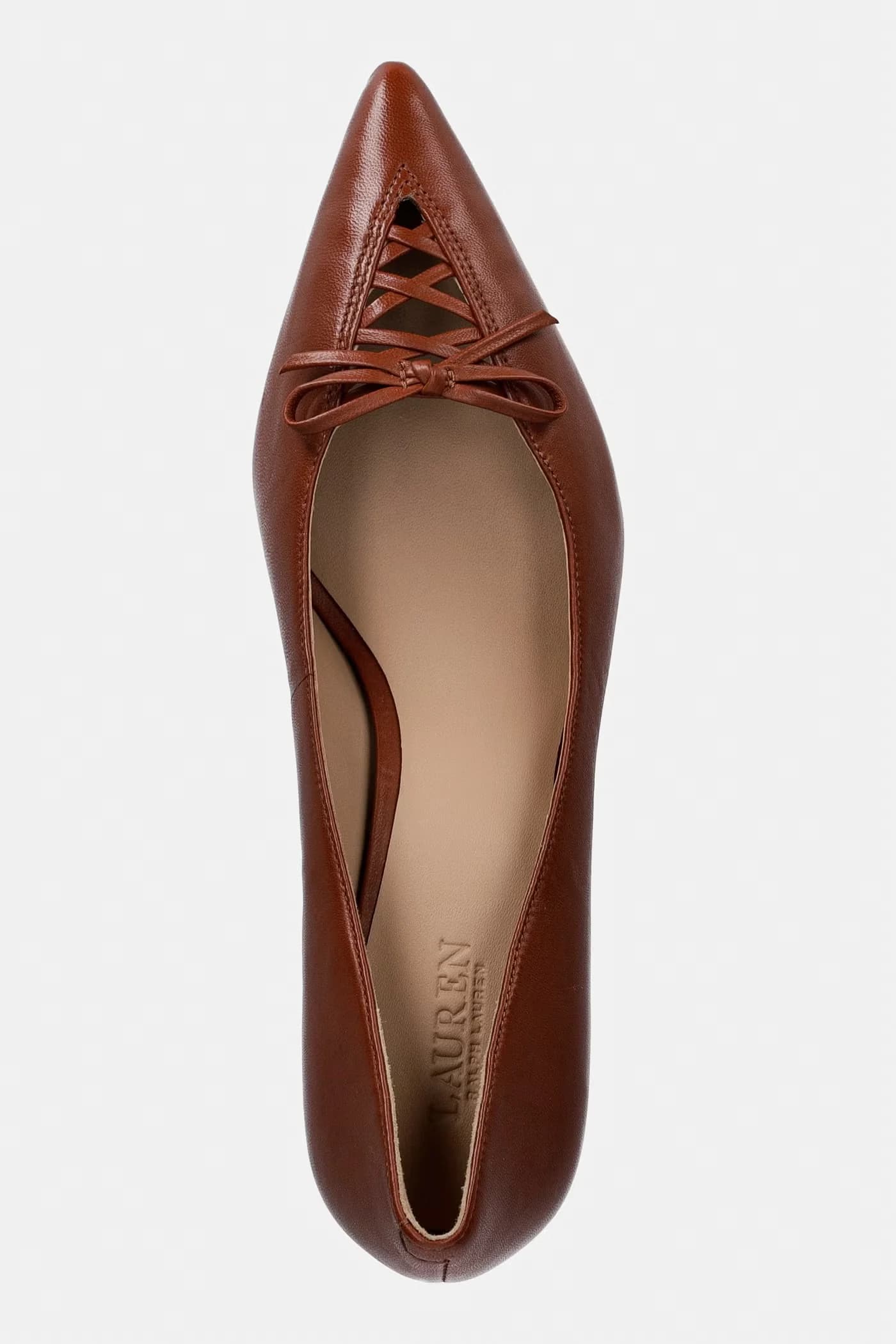 Кожаные туфли Adrienne на высоком каблуке - фото 4