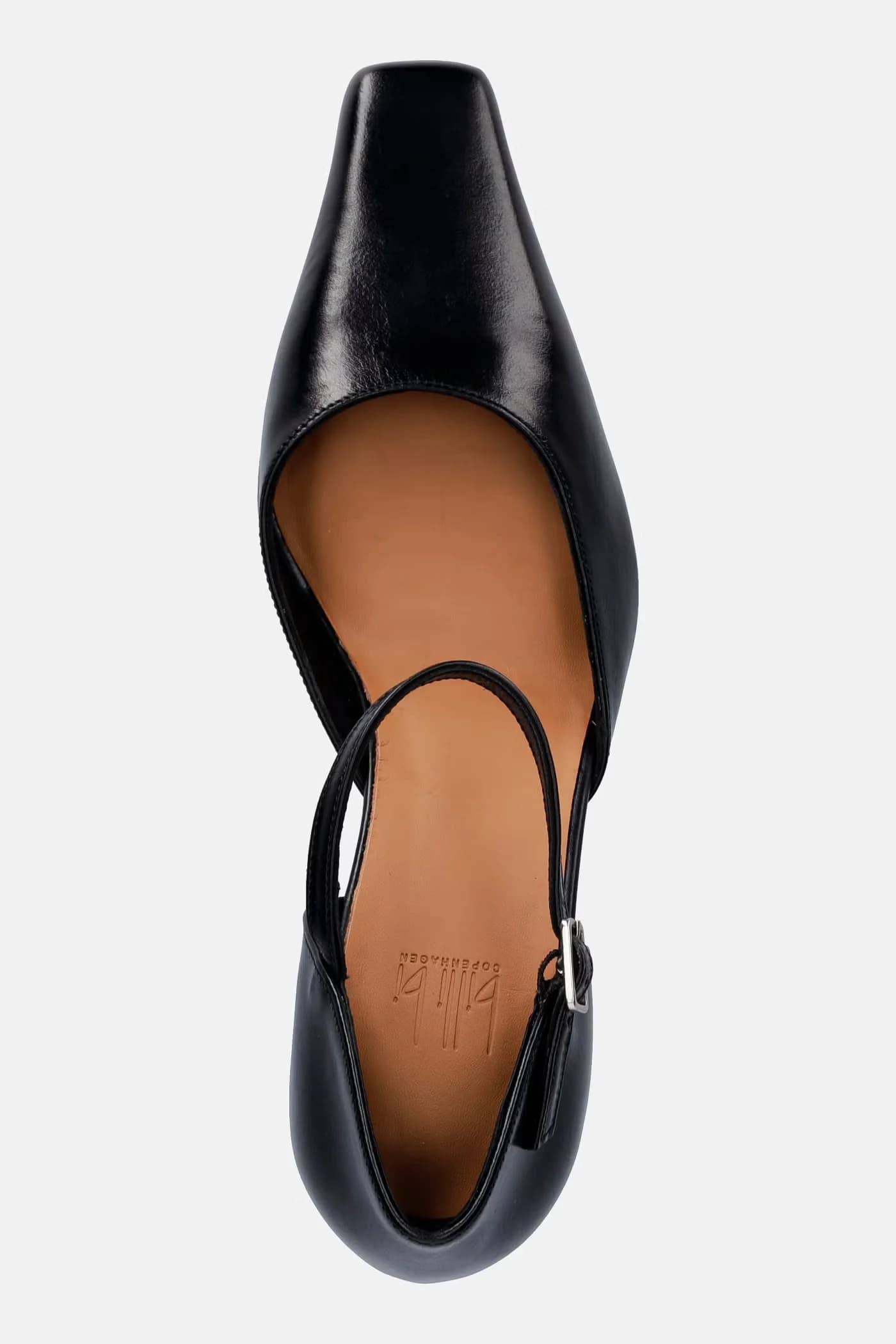 Кожаные туфли на высоком каблуке - фото 4