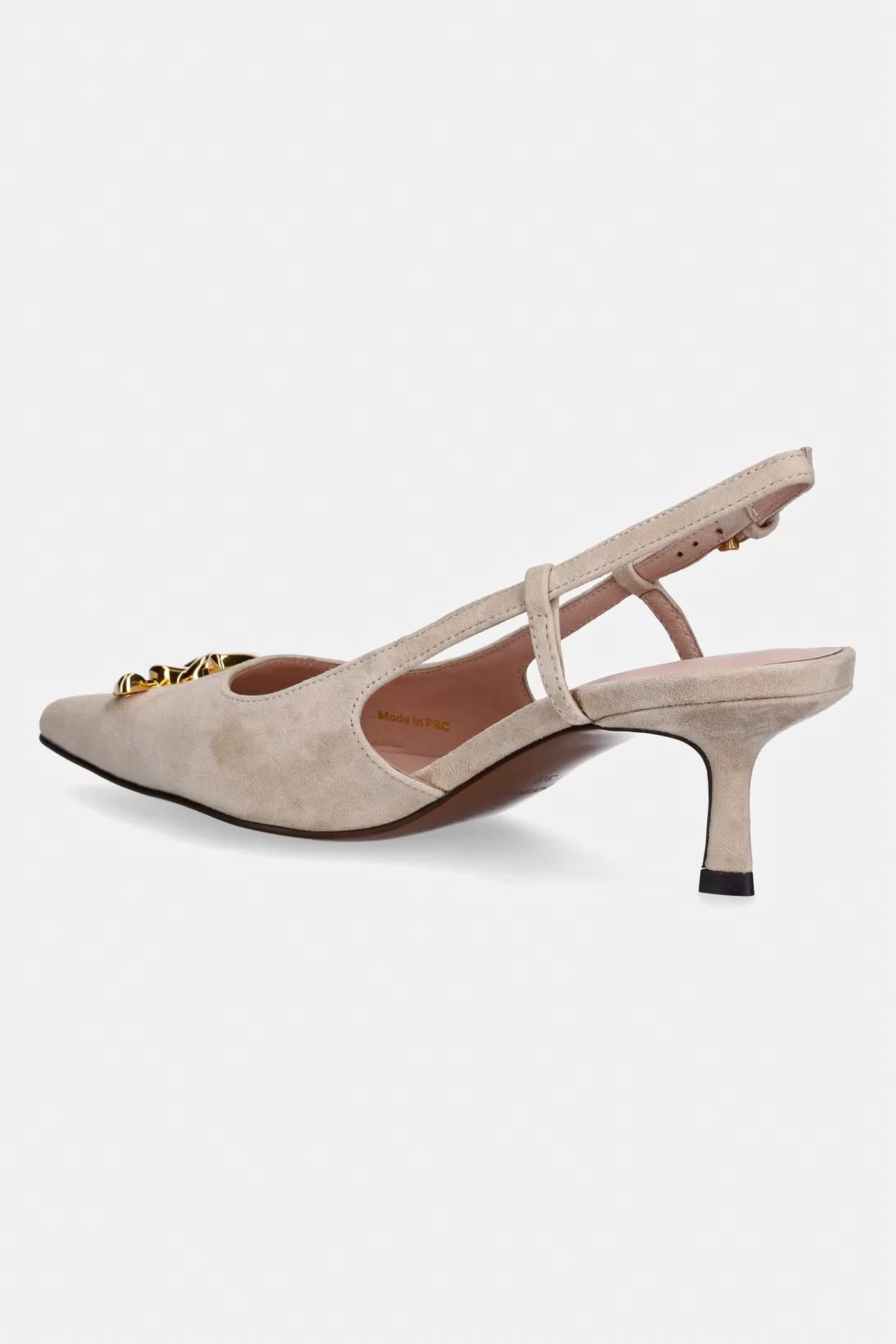 Замшевые туфли на высоком каблуке - фото 3