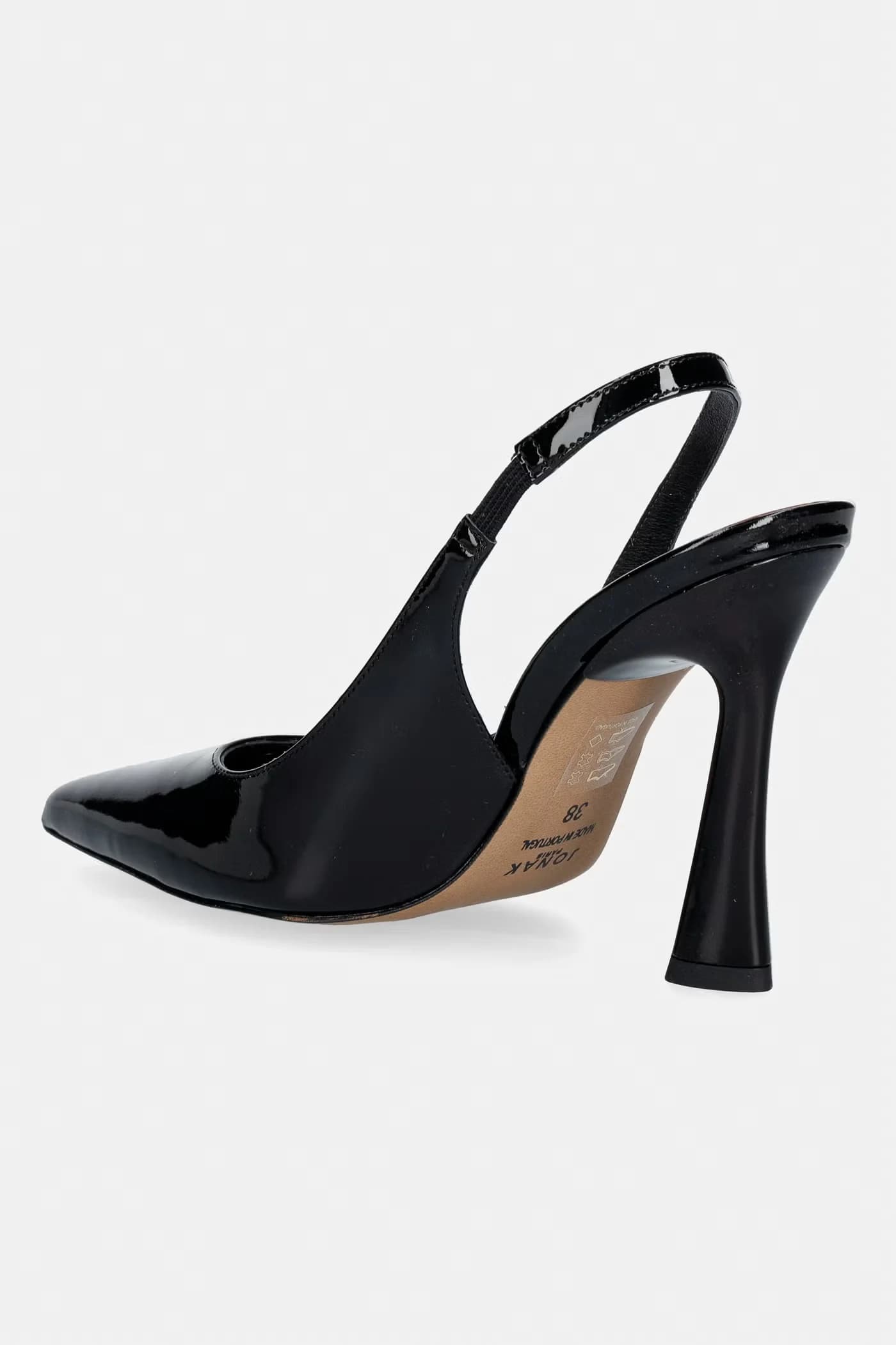 Кожаные туфли DRESSY VERNIS на высоком каблуке - фото 3