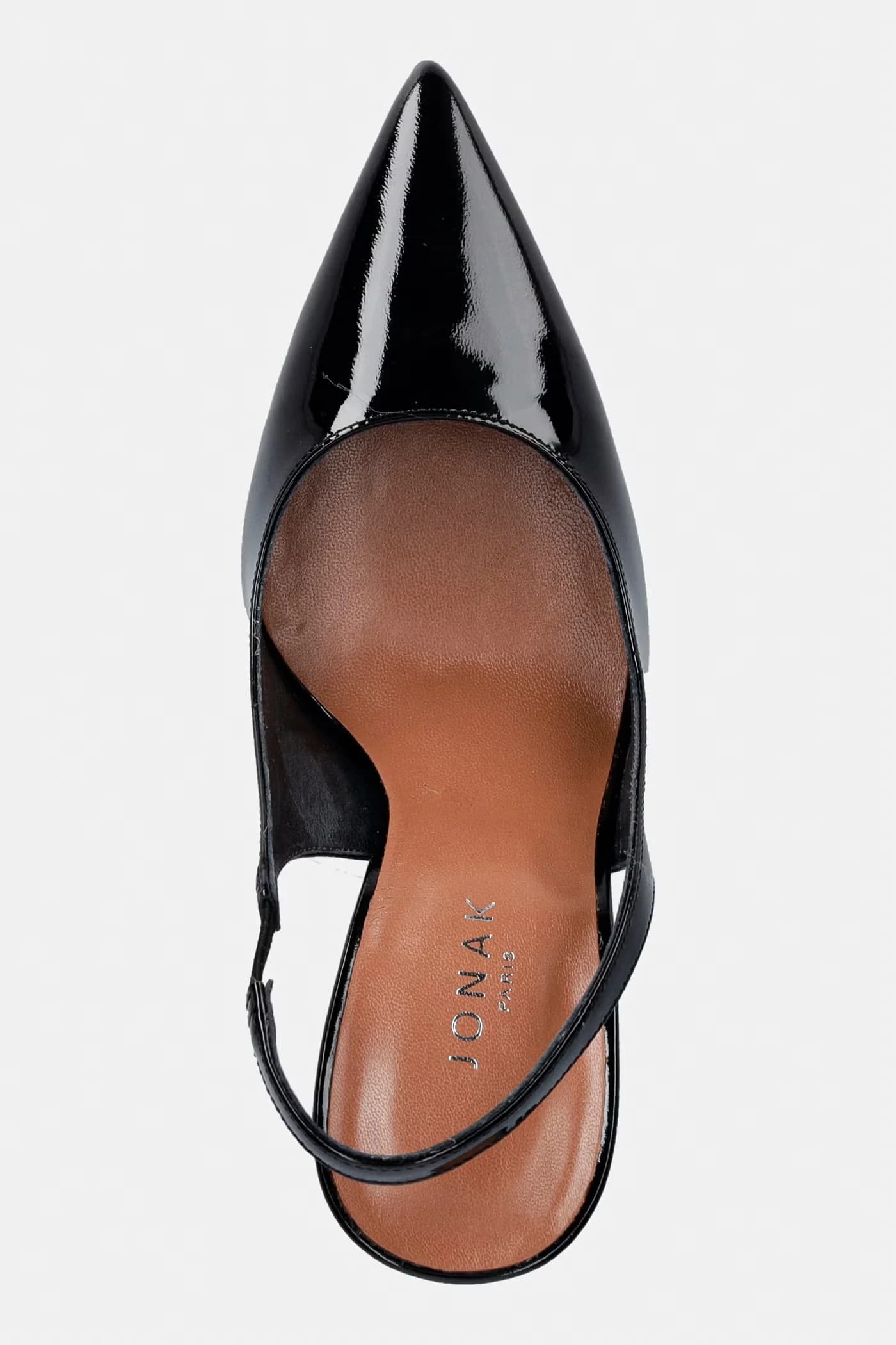 Кожаные туфли DRESSY VERNIS на высоком каблуке - фото 4