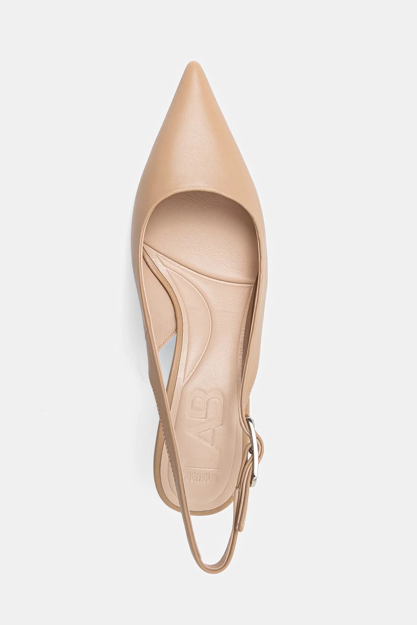 Кожаные туфли на высоком каблуке - фото 4